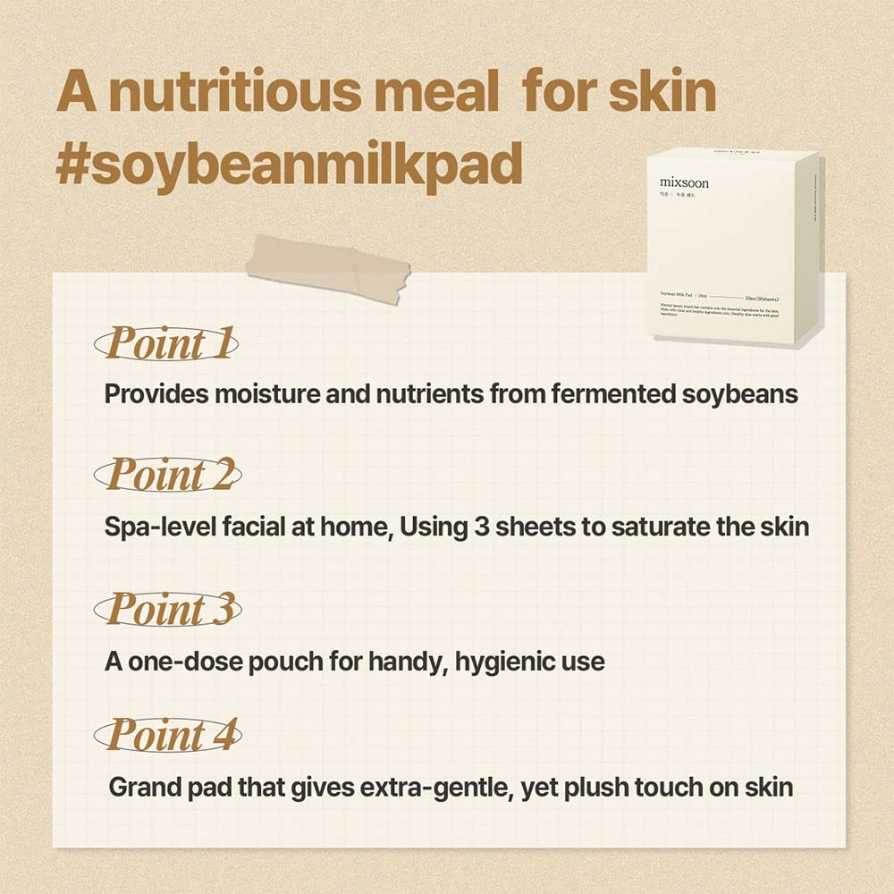 MIXSOON - Soybean Milk Pad [10pc]