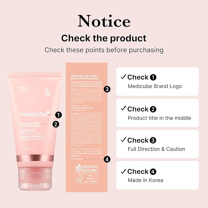 MEDICUBE - Collagen Night Wrapping Mask 75ml
